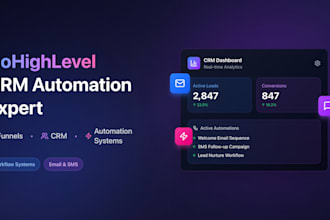 build gohighlevel CRM and sales funnel automation