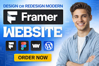 design framer website, build framer website, framer landing page, framer expert