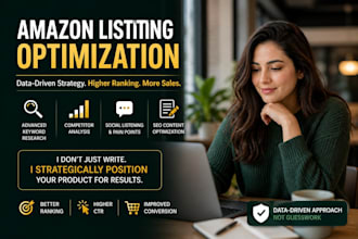 do SEO amazon listing optimization, product description