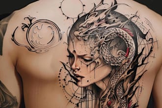 design professional creative tattoo design