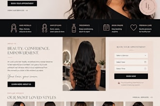 a professional shopify website or online store