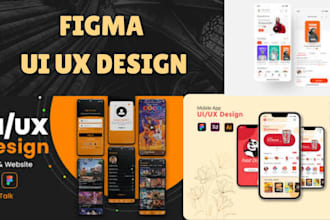 website ui ux design, mobile app ui ux, figma app design figma website design