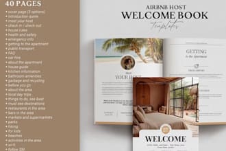 do property guidebook, airbnb welcome book, vacation rental guide, host manual