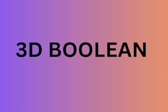 do 3d boolean presentation