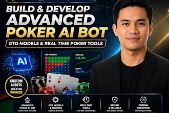 build develop advanced poker ai bot gto models and real time poker tools