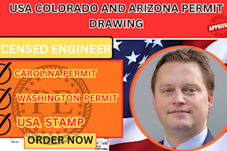 colorado and arizona permit,washington permit, carolina permit,usa stamp