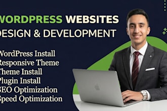 develop wordpress website development, business website  with elementor
