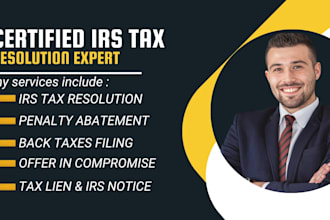 fix irs tax issues, remove penalties resolve tax debt settlement and irs penalty
