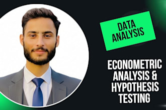 conduct econometric analysis and hypothesis testing