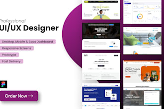 design, websites, mobile app, and saas dashboards uiux design in figma