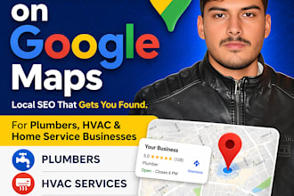 do local SEO for plumbers, hvac, and home service businesses to rank on google