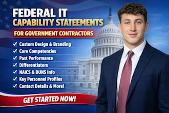 design a federal IT capability statement for sam gov