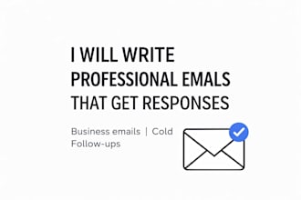write professionals emails that get responses and results