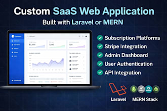 develop saas web app and ai software using mern stack