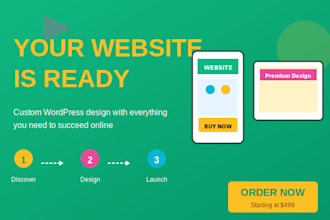 design professional word press website