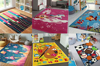 create pattern designs for rugs and carpets