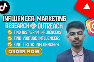do instagram influencer research and outreach for influencer marketing