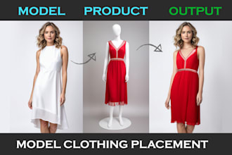 do ecommerce ai image fix, products retouch and fashion models edits