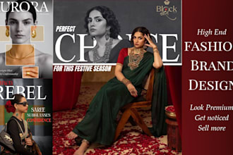 design luxury fashion social media posts for your brand