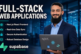 build a web application with supabase backend