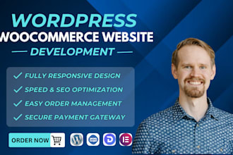design a luxury woocommerce online store and ecommerce website wordpress shop