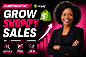 do shopify SEO, marketing, and promotion to increase your shopify store sales