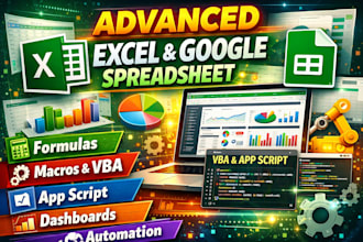 do microsoft excel, excel vba, excel formulas, excel macros and google sheets
