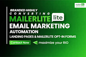 mailerlite email marketing automation landing pages  and mailerlite opt in forms