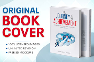 design original book cover and ebook cover for amazon KDP