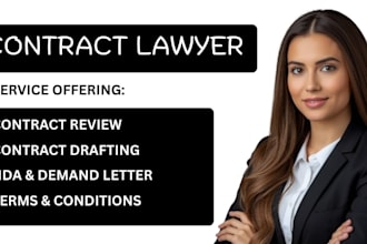 be startup lawyer for employment contract or property lease agreement drafting