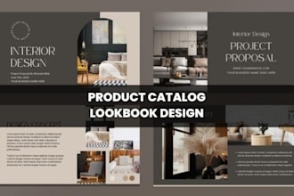 design product catalog lookbook architect kitchen cabinet home interior lookbook