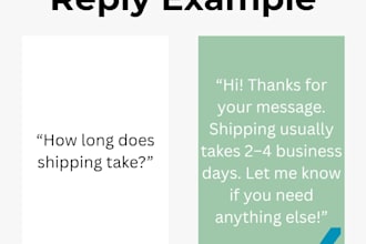 written customer communication support for emails, dms and comments