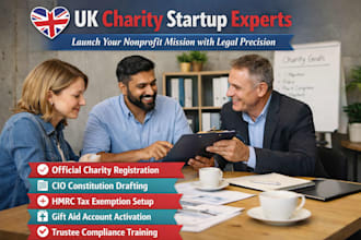 register UK charity with charity commission and hmrc