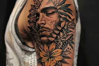 design professional creative tattoo design