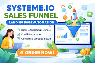 systeme io sales funnel landing page autiomation system io website sales funnel