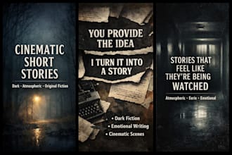 write a disturbing, haunting horror youtube script
