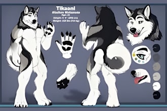furry reference sheet fursona ref sheet fursuit oc  furry art character design