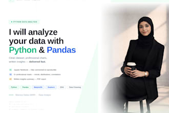 do data analysis and visualization using python and pandas