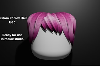 create custom 3d hair for your roblox ugc that sell