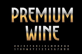 design vintage luxury label for wine, whiskey and vodka