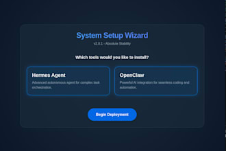 setup hermes agent or openclaw for you