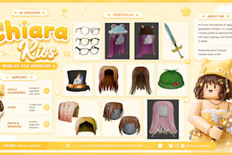 create roblox ugcs hair and accesories that sell