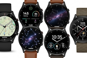 design custom smartwatch faces for garmin, huawei, samsung and wear os devices