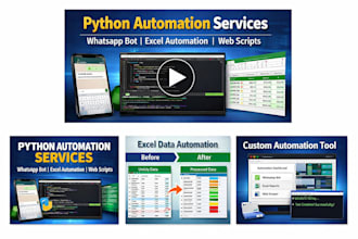 develop python automation software with dashboard for PC