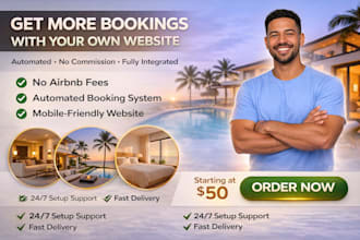 setup lodgify guesty ownerrez direct booking website, smoobu, airbnb for rentals