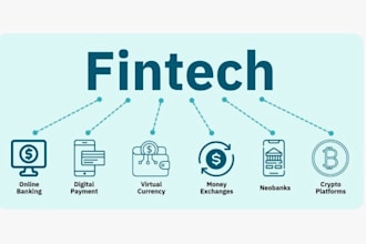 create custom fintech startup web,banking dashboard with kyc onboarding websites