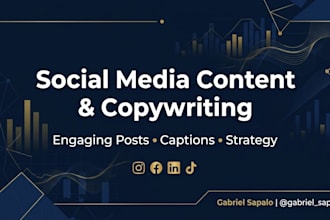 write engaging social media content and captions for your brand