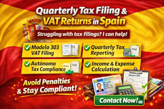 file modelo 303 vat return spain and quarterly tax for autónomos