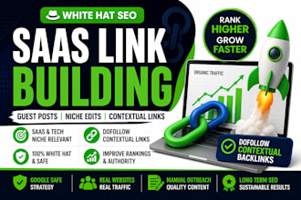 build high authority saas backlinks with guest posting