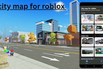 build roblox game map, 3d enviroment, tycoon map,  in roblox studio
